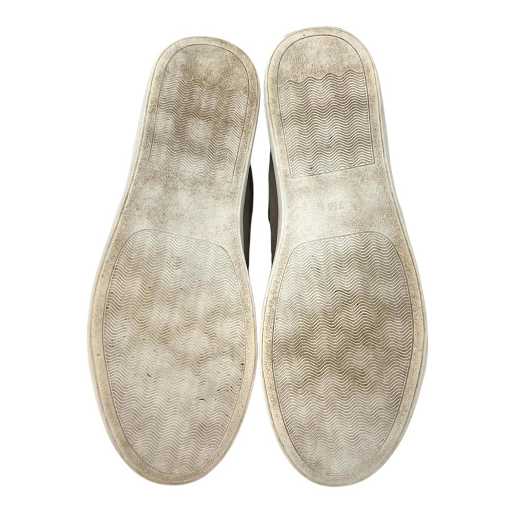 Kate Spade New York Lance Ruffle Trim Gray Taupe Slip On Sneakers Women’s 7 - Picture 11 of 15